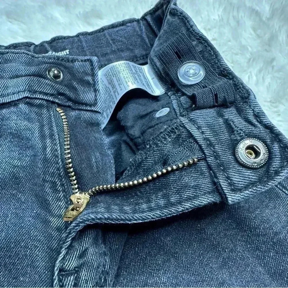 Old Navy Jeans Straight Leg Black Size 6 - Picture 11 of 16